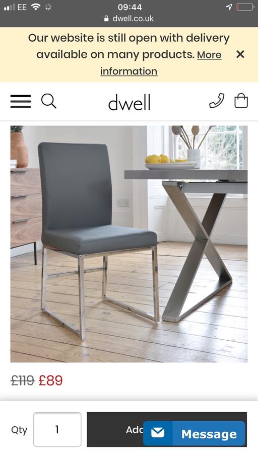 Buy & Sell North West London Alperton - North West London - Photos for 6x set of Dwell chairs 