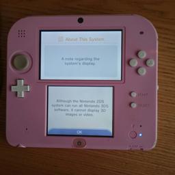 Nintendo DS2 Pink with carry case and charger.
includes several games, console has been restored back to factory settings. 
would prefer collection so you can see the item working. 
collection from Hall Green Birmingham