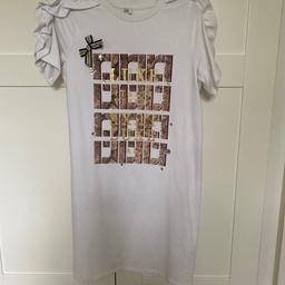Girls river island T-shirt dress aged 9/10 worn twice in very good condition