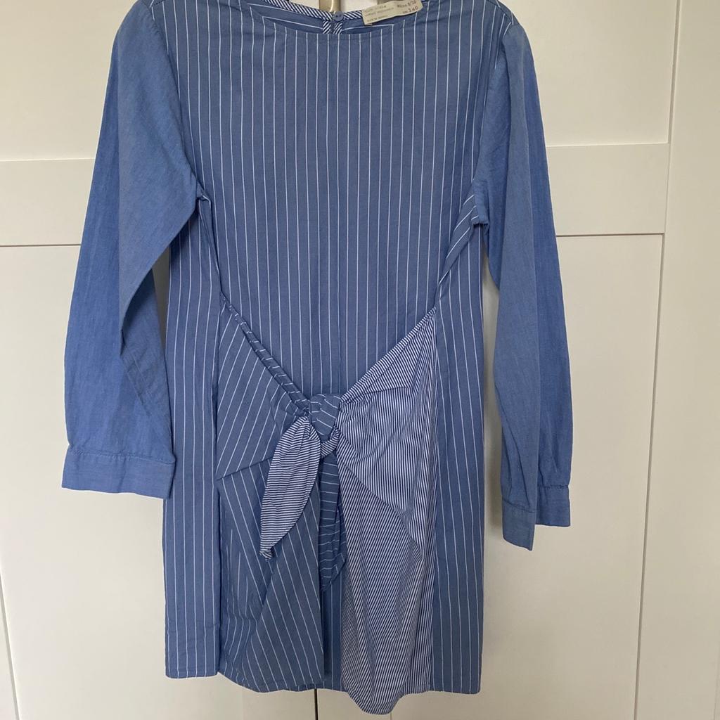 Girls Zara shirt dress aged 9/10 only worn once in excellent condition