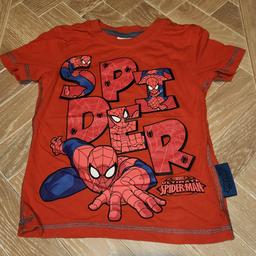 Spiderman T- Shirt age (2-3 yrs) Collection only.
Great condition. I also have more items available and would offer a deal for multiple items sold. Just message me and we can negotiate.