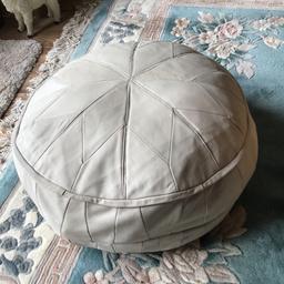 Round footstool excellent condition beautiful soft leather from NEXT most useful in any room 
Collection Mexborough S640QJ