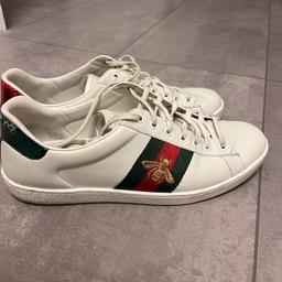 Zum Verkauf Gucci Sneaker in Weiß. Selten getragen. Mit Karton und Rechnung