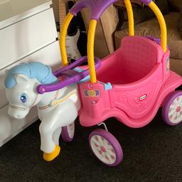 Princess carriage hardly used plenty of use left in, kept inside so not weathered excellent condition. Ideal Christmas present.
Buyer collects. No delivery offered