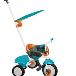 verkaufe ein Dreirad in der Farbe blau-orange. Befindet sich in sehr gutem Zustand. Dazu gibt es noch das Sonnensegel und die Schiebestange.
Bei Interesse gern melden.
