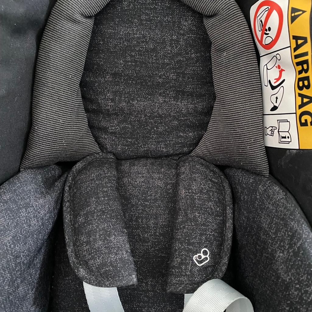 Maxi-Cosi Rock Infant Car Seat - Nomad Black

A safe place for your baby
From birth up to approx. 12 months
From 45 to 75 cm
Maxi-Cosi’s first i-Size compliant baby car seat: the Rock! It has a unique baby-hugg inlay to give your newborn baby a comfy fit.

NOT SUPPLIED - For installation using ISOFIX, you will need an ISOFIX base. Attach the base to your car’s ISOFIX connectors and leave it installed in the car. This way, Rock car seat is snapped onto the base with a simple "click”, every time you need to get in the car. Visual indicators on the base notify you when your Maxi-Cosi car seat is correctly installed and you are ready to "go”. Rock can be installed in combination with the FamilyFix One i-Size base.

Used for 12months but in good condition.

Cash On Collection
