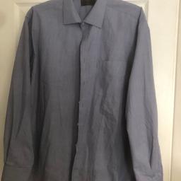 Marks & Spencer’s blue dress shirt new and unused. Collar size 18.