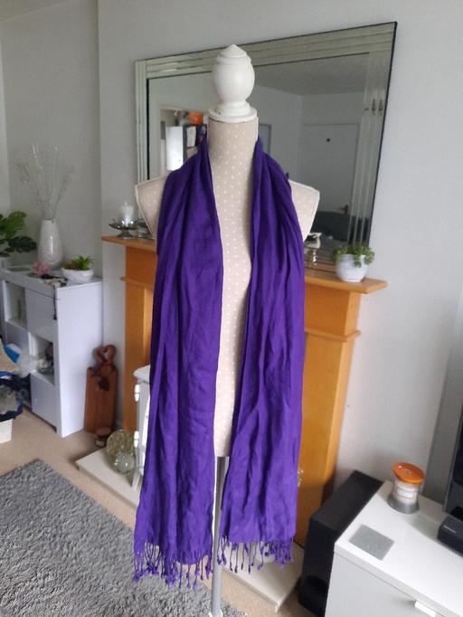 Buy & Sell West Midlands Walsall - Photos for ladies pashmina purple large shawl scarf 