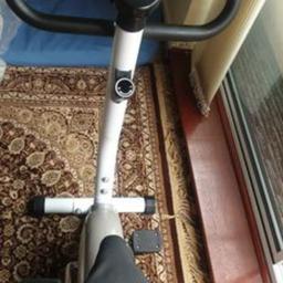 brand new exercise bike very sturdy and portable for keeping oneself fit while inside home at a very reasonable price
so this is the picture while the item comes in a box dismantled so for easy transport
comes with all screws and manual which is really easy thanks for reading the advert.