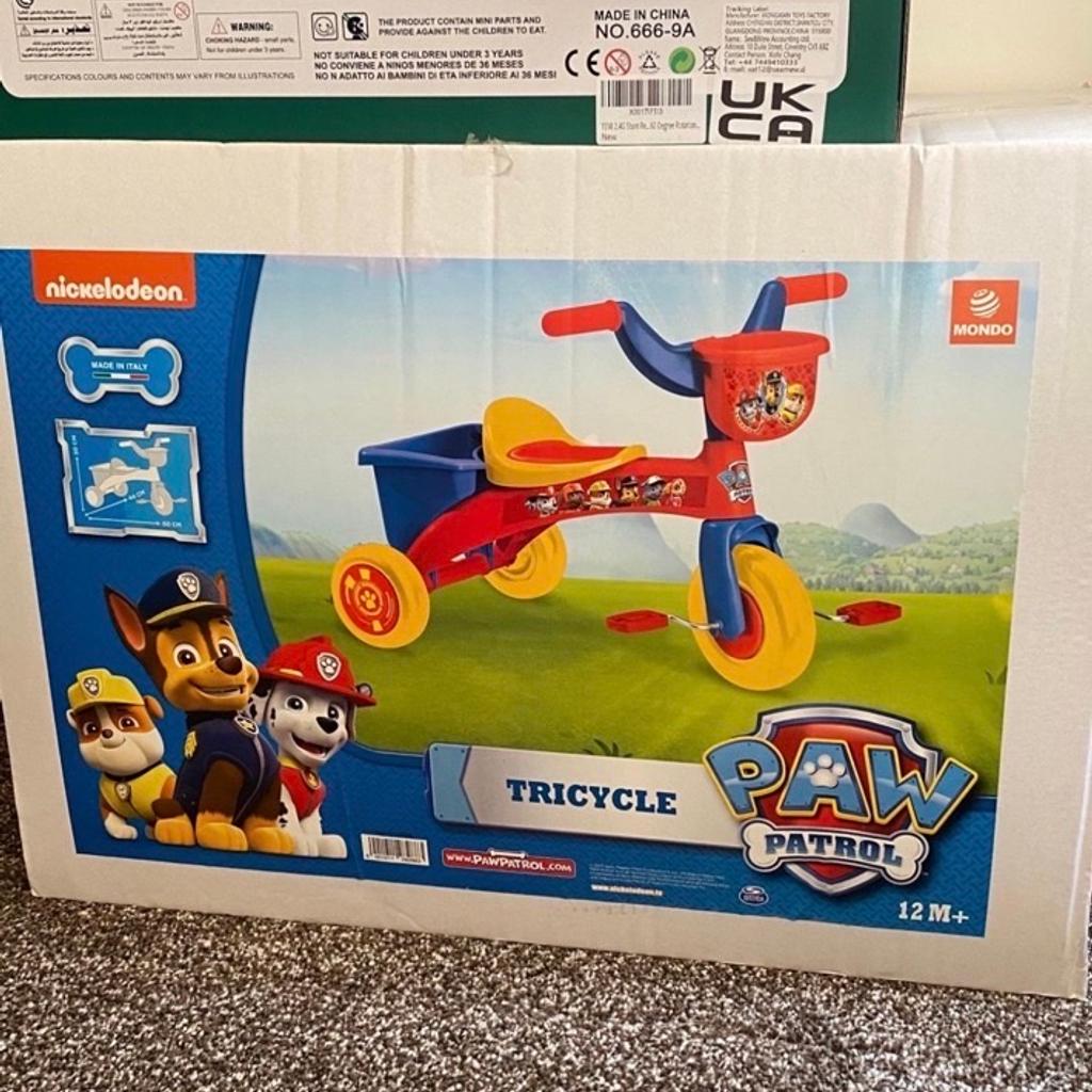 tricycle paw patrol