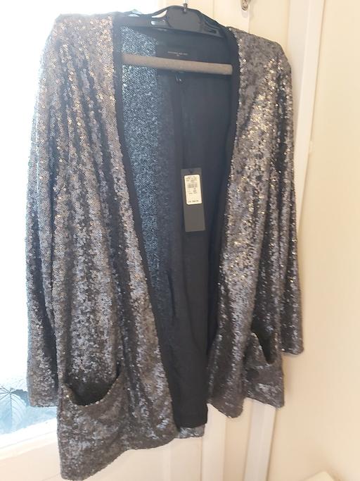Buy & Sell West Midlands Wolverhampton - Photos for Ladies size 16 Jacket cardi River Island B/N