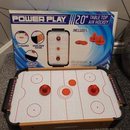 20" Table top Air Hockey all pieces included in excellent condition. Collection only