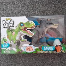 A dinosaur Robot toy. Brand new in box. Perfect For Christmas. I'm Sure these are 2 for £20 at B&M