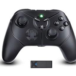 NO OFFERS! £15 
BRAND NEW! 

Pc Controller Wireless pro controler for switch 2.4G Wireless Gamapad Joystick With Turbo/Dual-Vibration/Custom For Switch/Lite/OLED/PC/Mobile Phone

Features & details
🎮[Wide Compatibility] The Bonacell Pc controller Wireless is compatible with Switch/Pro/Lite/OLED/PC/PHONE, and the layout is the same as the original Switch controller, ,support vibration and six-gyroscope,it is an ideal choice for Switch controller.
🎮[Longer usage time]The Pc controller Wireless For Switch built-in 500mAh lithium battery, can be charged with Type-c, fully charged in only about 2 hours, the game time can last up to 10 hours,enough to play games for a week!
🎮[Extraordinary experience] The Pc controller wireless For Switch with a new design buttons and don't worry about drift, the material with unique ergonomic design, they come with easier to hold grips which are good. At the same time, it has a built-in six-axis gyroscope and dual vibration motors, allowing you to experienc