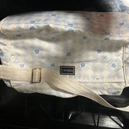 Versace baby bag and changing mat in ver good condition it baby blue and white £60 ono