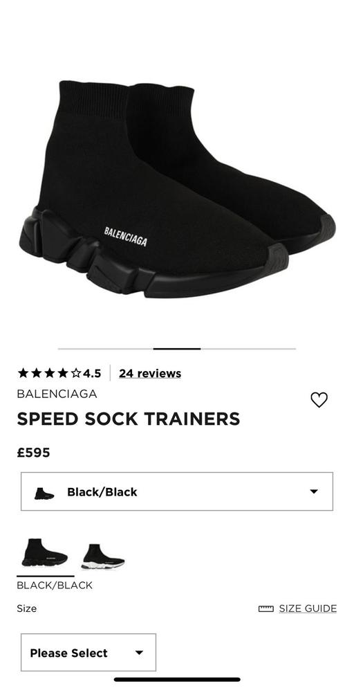 Buy & Sell West Yorkshire Bradford - Photos for Balenciaga sock trainers