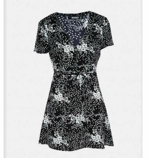 Buy & Sell West Midlands Walsall - Photos for new missguided black floral mini tea dress 8