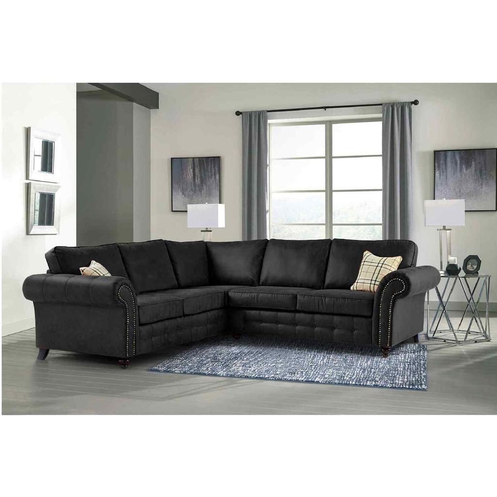 This gorgeous Oakland range merges a traditional sofa look, with a chesterfield style, to create a unique and stunning collection that is fresh, new, and designed to work well in any living room space.

‘Leather-Aire’ is a tactile mixed blend fabric, constructed to be soft to the touch, super durable yet low maintenance and easy to clean.

Available In: 2 & 3 Seaters, Armchair, Footstool &
Large Corner Sofa.
Colours: Charcoal Black, Tan Brown 

Delivery service available
07708 918084

Burtonbedsandfurniture.co.uk

Dimensions
2 Seater:   W:180cm, H:96cm, D:97cm
3 Seater:   W:210cm, H:96cm, D:97cm
Large Corner Sofa:   W:250x 250cm , H:96cm, D:97cm
Armchair:   W:130cm, H:96cm, D:97cm