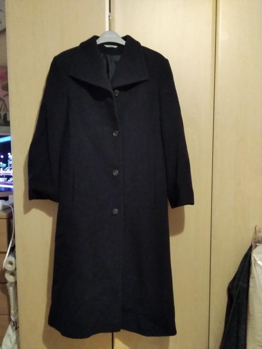 Buy & Sell Greater Manchester Bury - Photos for M&S LONG WOOL COAT SZ 10