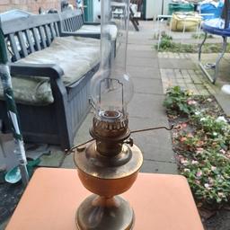 vintage kerosene table lamp aladdin H59cm