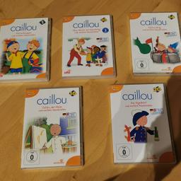 DVD von Caillou Staffel 1, 10, 14, 16 und 20.
Pro DVD 2 Euro