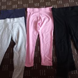 In excellent used condition x5 girls leggings
Mostly only worn once
x2 black
x1 pink
x1 grey
x1 navy blue
Size 4-5 years
Small minor marks on pink and grey leggings hardly noticeable
Brand George
£7
Message me for postage enquiries

See my other ads for more items
Thankyou