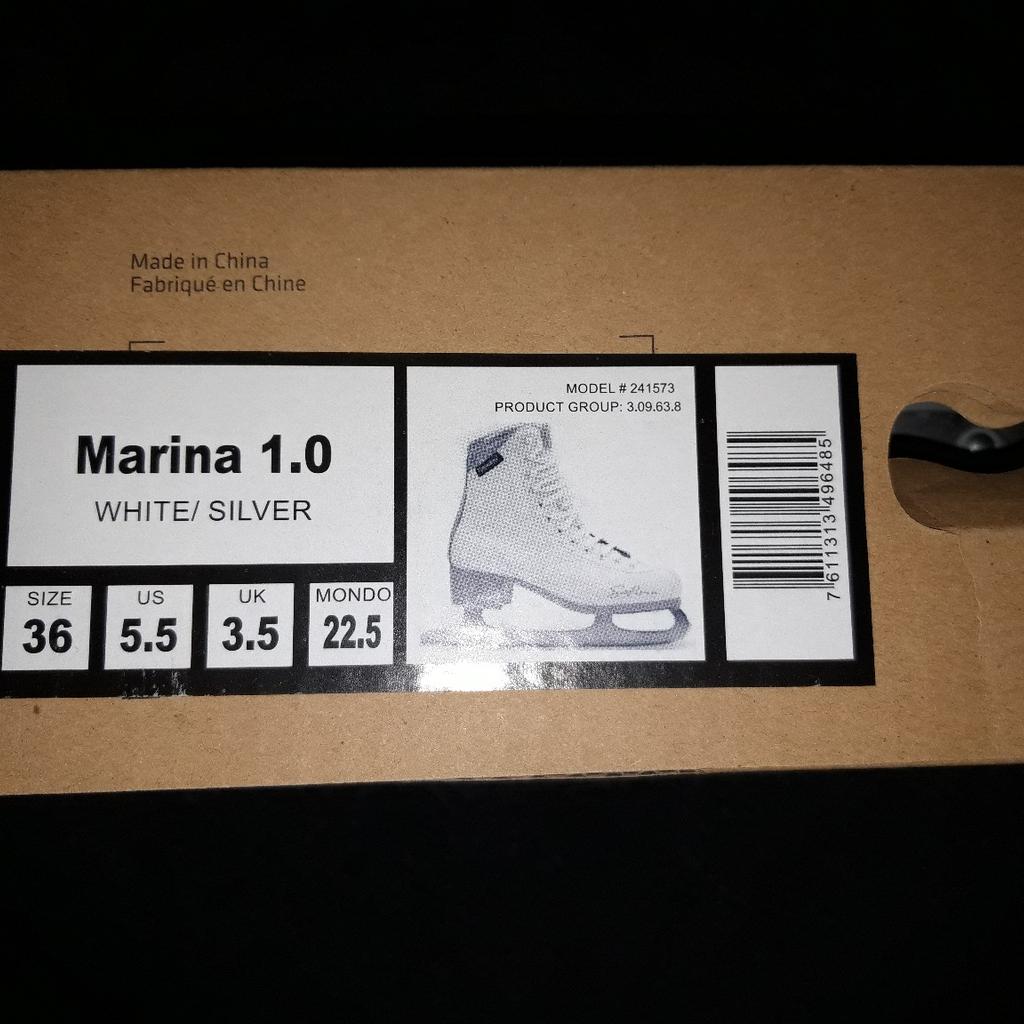 verkaufe Eiskaufschuhe
Marke: Tecnopro - Safine Marina 1.0
Größe: 36
(eher kleiner geschnitten)