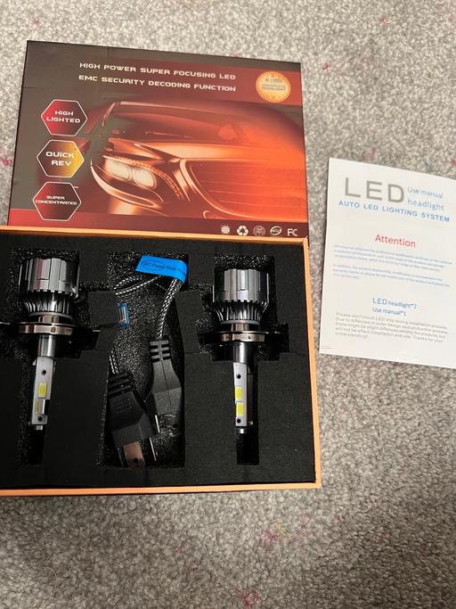 Vehicles Greater Manchester Salford - Photos for New 6000K LED Car Headlight Bulbs Canbus Free