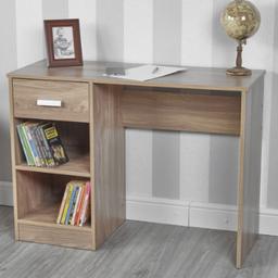 Includes 2 Shelves
1 Drawer With Plastic Handle
Easy-Glide Metal Runners
Easy Cable Access
Comes In 3 Colours
Made Of MDF
Dimensions (cm Approx): H 74 W 100 D 40
Internal Drawer Dimensions (cm Approx): H 10 W 28.5 D 33
Shelf Dimensions (cm Approx): H 22 W 34 D 38.5
Requires Assembly (Approx 30-60min)
Features

Material: Wood
Features: With Shelves, With Drawers