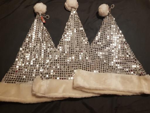 Buy & Sell Nottinghamshire Ashfield - Photos for Three Silver Christmas hats