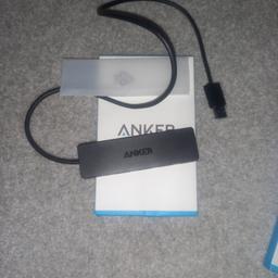 Anker 4-Port Ultra Slim USB 
3.0 Data Hub/Black 
 Brand New