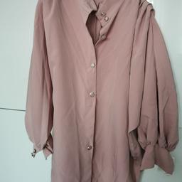 Gorgeous pink woman shirt/tunic for sale.