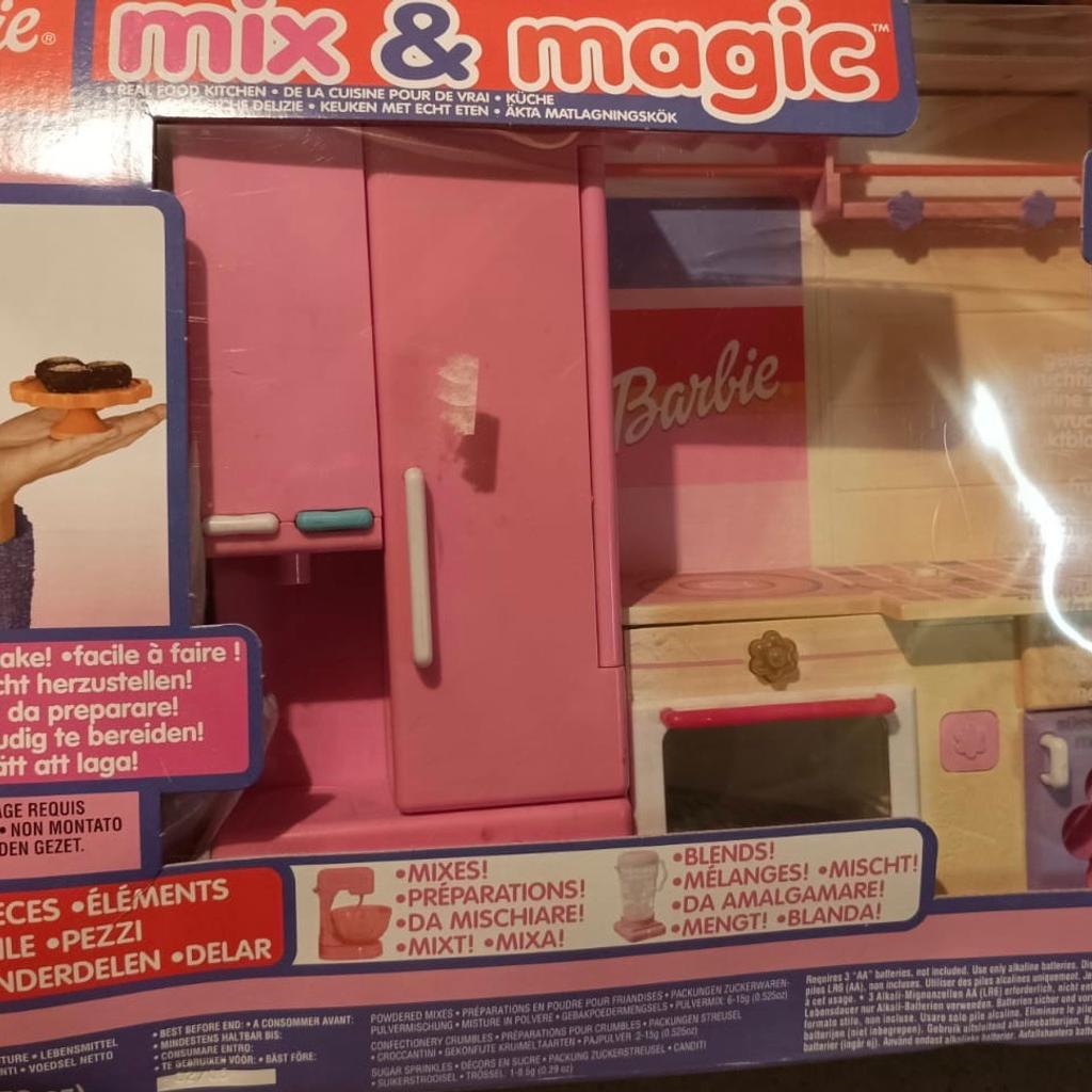 Barbie mix n magic kitchen hot sale