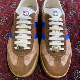 Hi I have a Gucci G74 Original GG Sneaker with web and leather loafers shoes, as a gift but unfortunately it’s size 7 my shoes size is 8. It’s 100 % original and brand new.

In store price is £500 but I will sell it for £299.99

Collection only from London Victoria SW1W