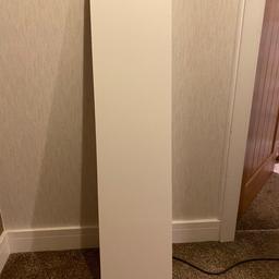 Like new, white IKEA floating shelf. 110 cm, I have 2 available