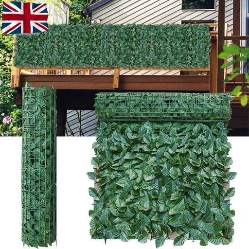 Buy & Sell Central London Barbican - Central London - Photos for 3X 1m Artificial Hedge Ivy Garden Fence