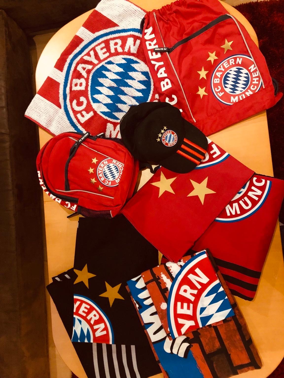 FC Bayern München Geschirrtuch 2er Set - Offizieller Fanartikel In Bordeaux