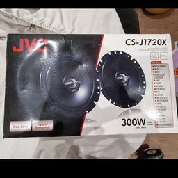 BRAND NEW JVC CS J1720X SPEAKERS 6.5 INCH

REVIEWS ARE GOOD

VERY LOUD

300 WATTS EACH

GRAB A BARGAIN

COLLECTION FROM KINGS HEATH OR CAN DELIVER LOCALLY

CALL ME ON 07966629612 FOR MORE INFORMATION

CHECK MY OTHER ADS FOR SUBS, AMPS, WIRING KITS, STEREOS, ALL SIZE OF SPEAKERS, TWEETERS ETC
