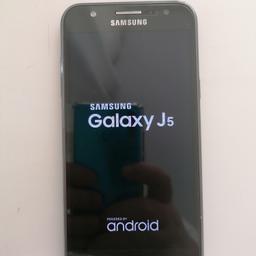 Used, and in very good conditions. It only has some scratches in three corners, as you can see in the photos. The screen and the battery are perfect. It is unlocked, you can use it freely.

SAMSUNG GALAXY J5 DUOS.
Model number SM-J500F.
Android 6.0.1.

Measures: 142x72x8mm.
Weight: 146g.
Battery: 2600 mAh Li-ion.
Micro SIM.
Processor: Snapdragon 410, 64 bits, 4 cores 1.4Ghz.
Memory: 1.5gb.
Storage: 8gb.
Card: microSD, 128gb top.
Screen: 5", 1280x720 super amoLED.
Rear camera: 13mpx, video FULLHD.
Front camera: 5mpx.
Bluetooth: 4.1.
USB: 2.0.