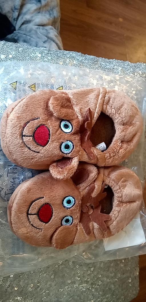 Buy & Sell West Midlands Sandwell - Photos for toddler xmas reindeer slippers new size 10