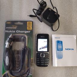 Excellent Condition Nokia C2-01, with plastic film still intact on screen, comes with Nokia Charger, Nokia Travel Charger, Nokia User Guide.
Collection Only Thank You