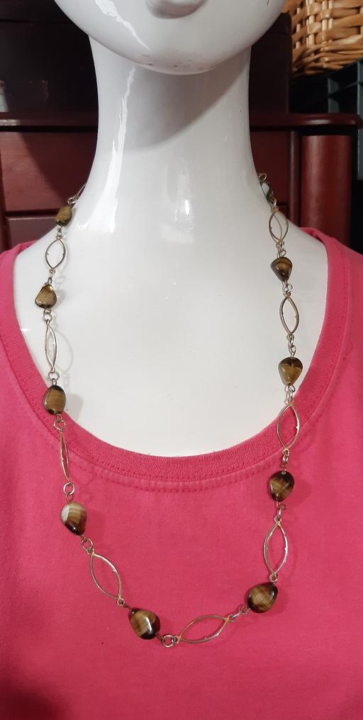 Buy & Sell Merseyside Saint Helens - Photos for vintage gold plated agate glass necklace