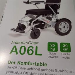 Verkaufe Elektro Rollstuhl der Marke FreedomChair. Wurde 2019 gekauft und nur sehr wenig benützt. Preis auf Anfrage.