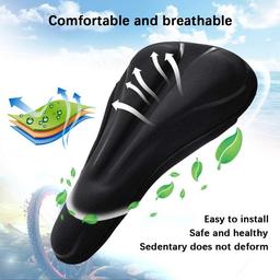 BRAND NEW ONLY £10!!
Bike Seat Cover,Extra Comfort Soft Bicycle Saddle,3D Silicone Gel Pad Seat Saddle Cover,Breathable Non-Slip Cushion Mountain Bike,Exercise Outdoor Bike Accessories for Women & Men