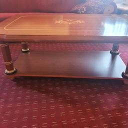 Big & solid coffee table in good condition - it is a large size table perfect for a big family.

There are a few scratches on the bottom and sides

£45