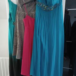 4 Monsoon dresses, all been worn once (for ladies day at the races). Still in good condition. They are all size 12. Prices when bought were between £100-£160! Can be bought separately.