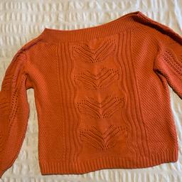 Rust coloured jumper from papaya at Matalan size l (16-18) in excellent condition