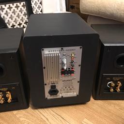 Mordaunt short alumni 9 active subwoofer and ms902s speakers perfect sound quality