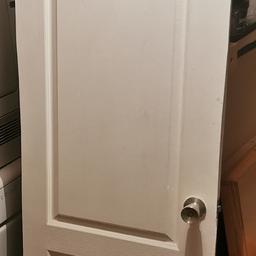 The door width is 67cm/670mm and the height is 1967mm.

Used condition hollow door with some water damage I believe on the bottom on both sides. Can be sorted by someone who knows what they are doing. Comes with the hinges, door knob and internal latch. Works fine as a door.

Selling cheap for a quick sale. If interested message me.