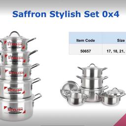 Sonex
High Quality & Heavy Duty Large Size Aluminium 10pcs Premium Cookware Set

17cm approximately
18cm approximately
21cm approximately
24cm approximately and
26cm approximately

Chef of Choice

ideal for big Families,Restaurants,Takeaways and for Parties

Easy Cook & Easy Clean,

From one of the most trusted Brand Royal Cuisine
where Quality Matter

10pcs sets includes
5x pots and 5x lids